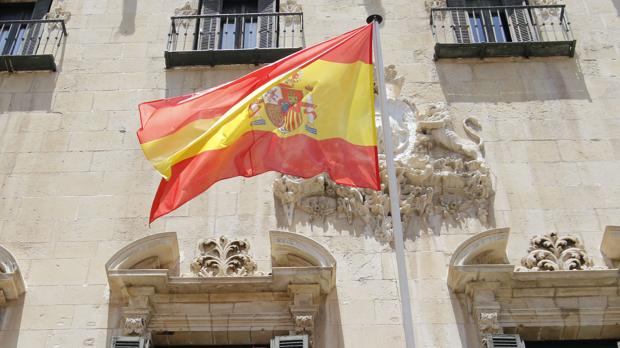 Imagen de archivo de la bandera de España