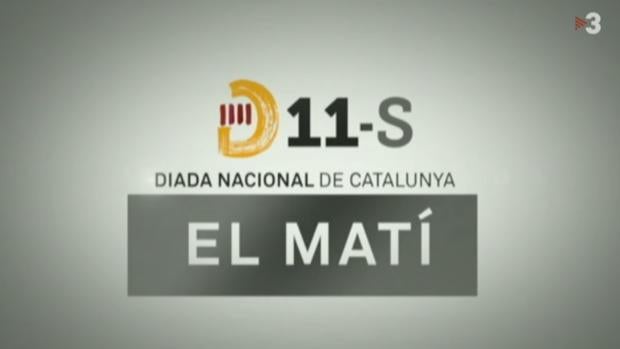 Imagen de la «Diada» de TV3