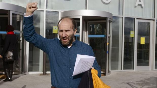 Jácome, en una visita previa a los juzgados