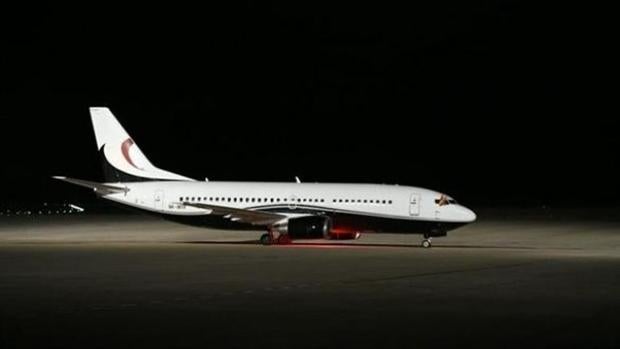 Primer avión en el aeropuerto de Ciudad Real tras su reapertura