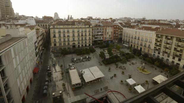 Vista aérea de la Plaza de Pedro Zerolo