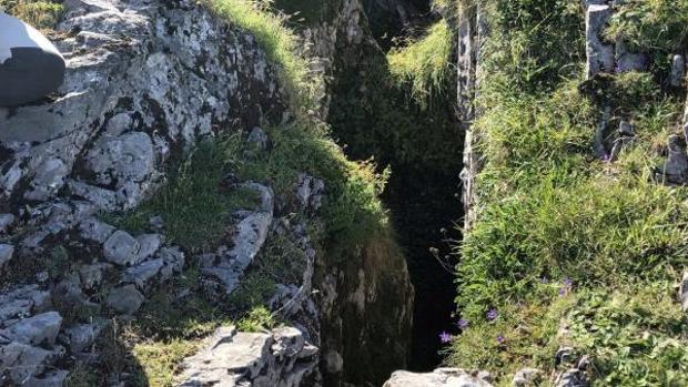 La sima donde se encontraron los restos de Eloy Campillo