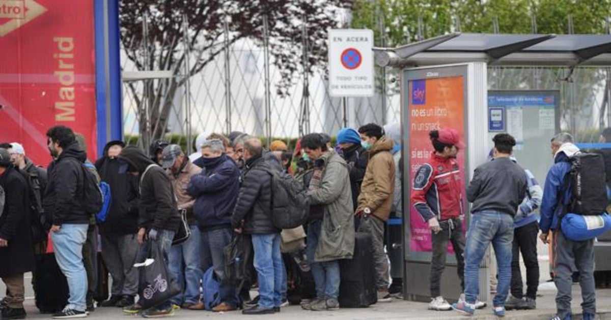 Resultado de imagen de albergue ifema