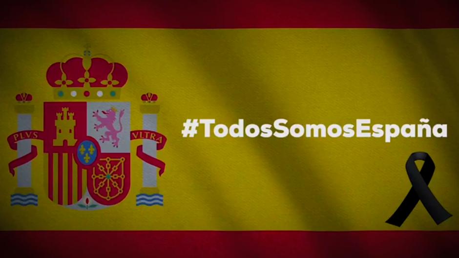 Get Bandera España Luto Coronavirus Background