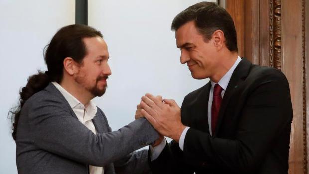 Pablo Iglesias y Pedro Sánchez