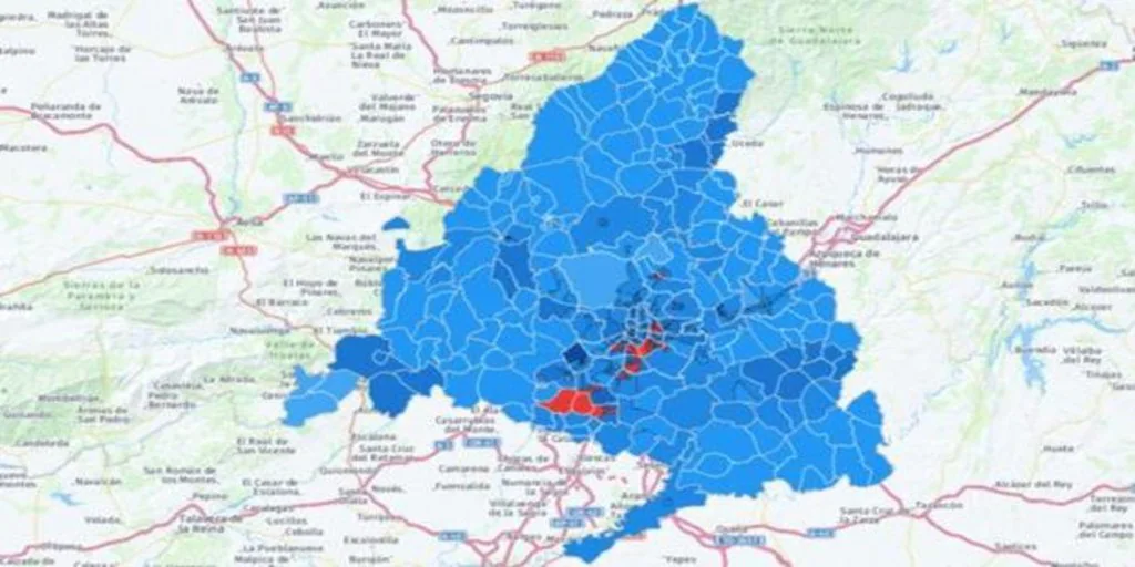 Confinamiento Madrid: mapa de las calles y zonas afectadas