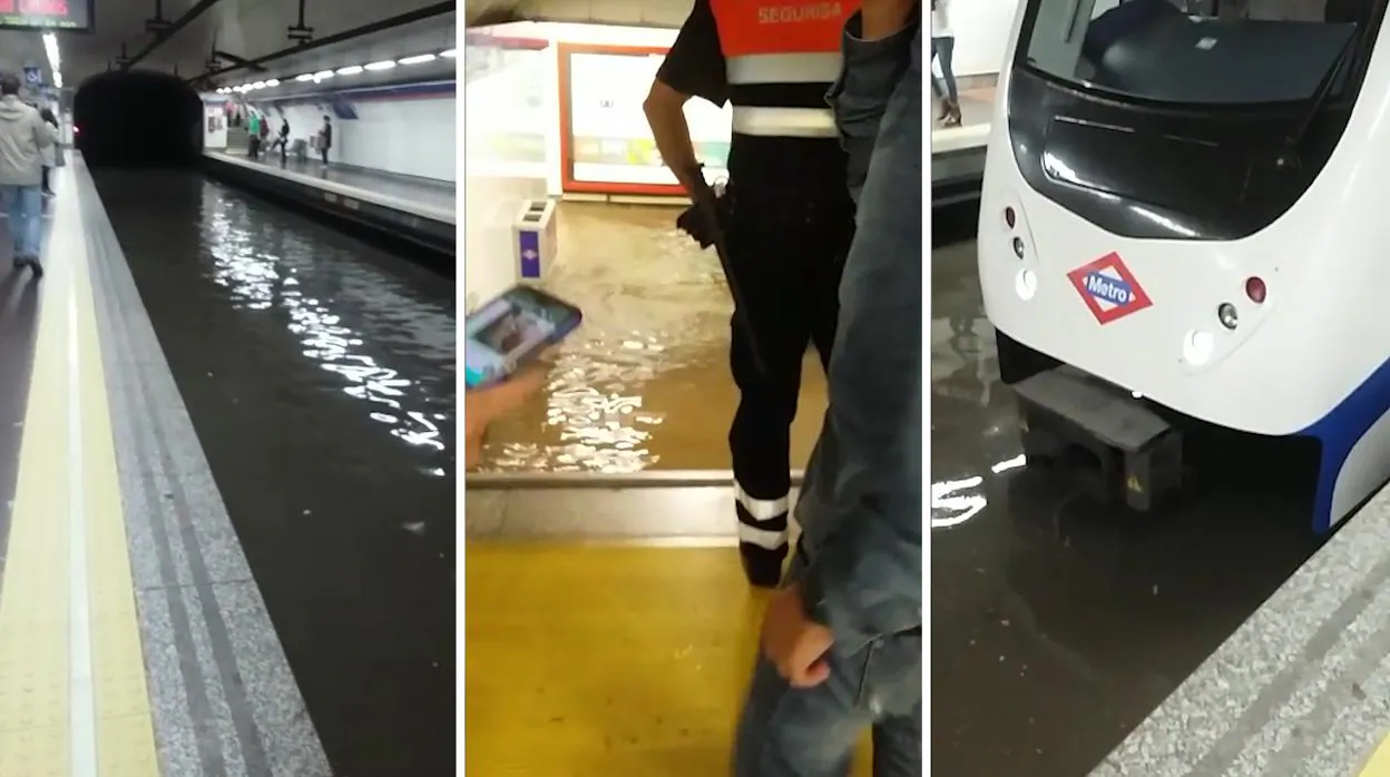 Vídeo De Las Inundaciones En El Metro De Madrid Vías Y Pasillos Convertidos En Una Enorme Piscina 1430