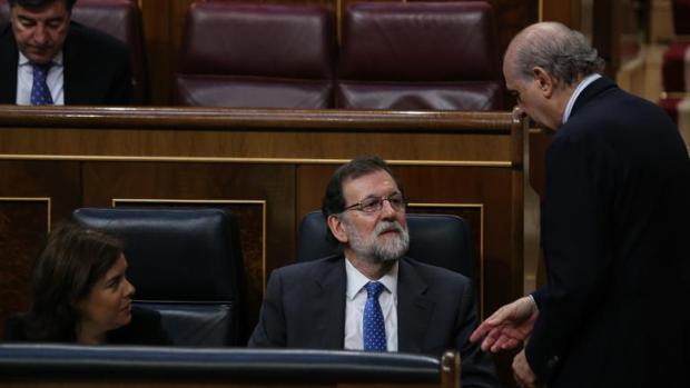 Mariano Rajoy y Fernández Díaz, en una imagen de archivo