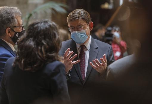 Imagen del presidente de la Generalitat, Ximo Puig