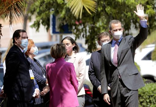 La Policía detiene a dos personas por altercados durante la visita del Rey  a Castellón