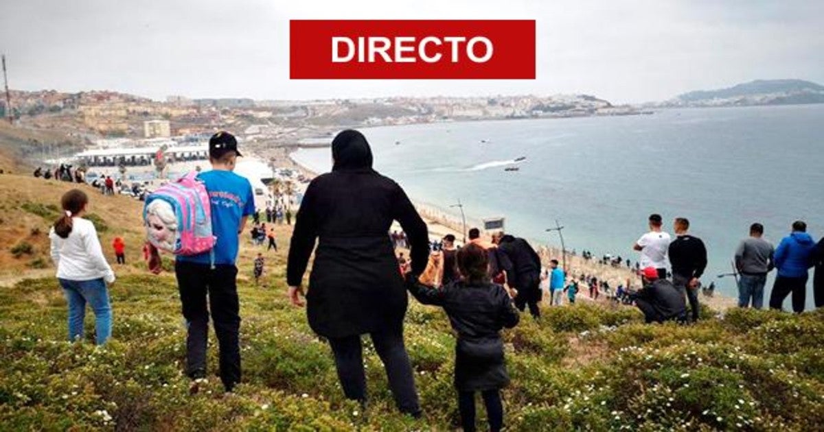 Crisis Migratoria De Ceuta En Directo Ultima Hora De La Entrada Masiva De Inmigrantes
