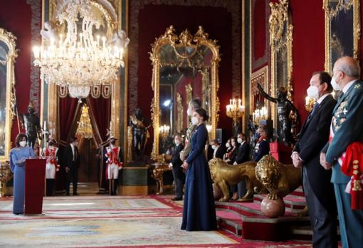 The Throne Room where the traditional Military Easter takes place