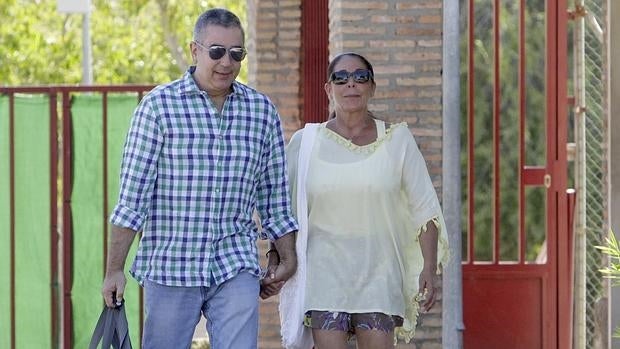 Isabel Pantoja sale de uno de sus tres permisos penitenciarios