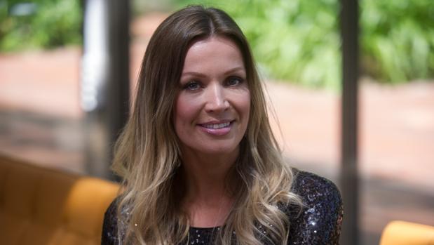 Nicole Kimpel posa para ABC, durante la entrevista en Barcelona