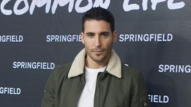 Miguel Ángel Silvestre, durante la presentación de la nueva campaña de Springfield