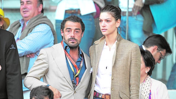 Vicente Dalmau y Marta Ortiz en el torneo Madrid Masters Series de tenis, el pasado mes de mayo