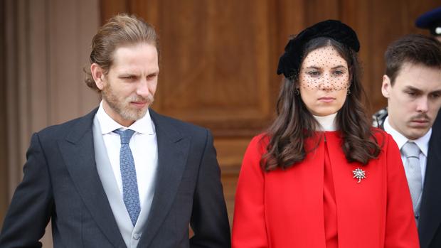 Andrea Casiraghi y Tatiana Santo Domingo, el pasado 19 de noviembre, durante el día nacional de Mónaco