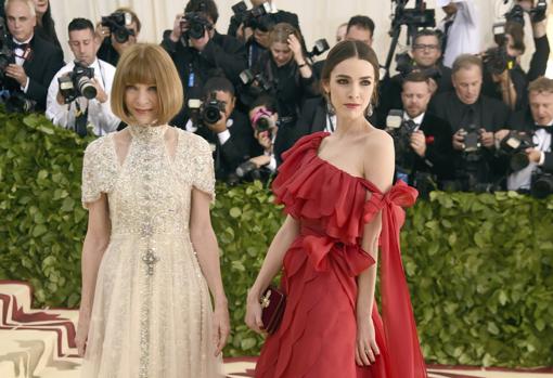 Anna Wintour y Bee Shaffer