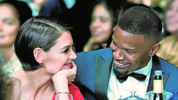 Katie Holmes y Jamie Foxx