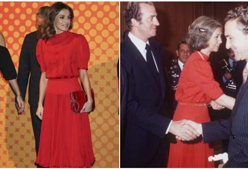 La Reina Letizia hace un guiño a Doña Sofía