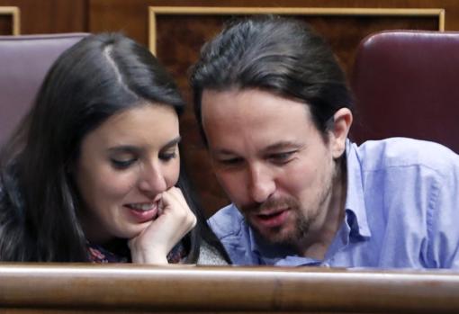 Pablo Iglesias e Irene Montero