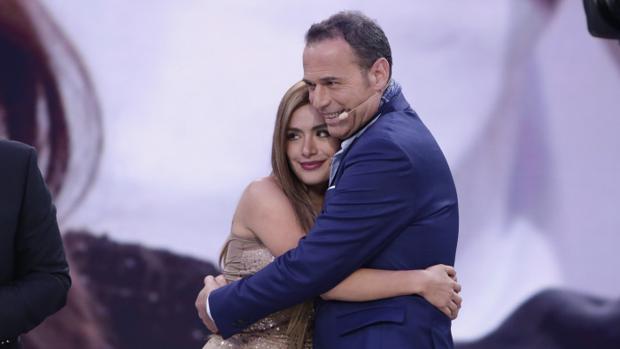 Carlos Lozano y Miriam Saavedra en el programa «GH Vip 2016».