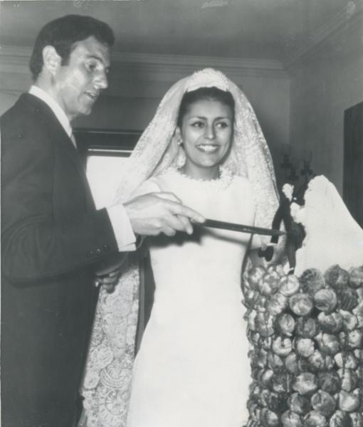 Boda de Isabel Sensat y Arturo Fernández