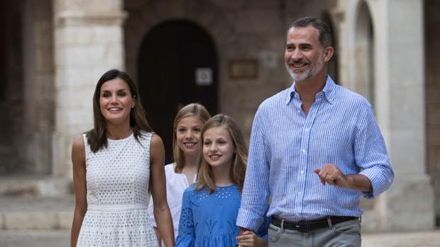 Don Felipe y Doña Letizia en la sesión fotográfica del pasado verano