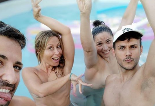 Rosa López durante sus vacaciones