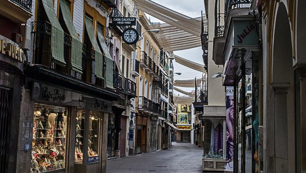 Calle Sierpes, en Sevilla