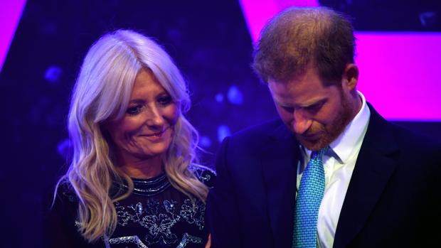 El Príncipe Harry, durante su discurso