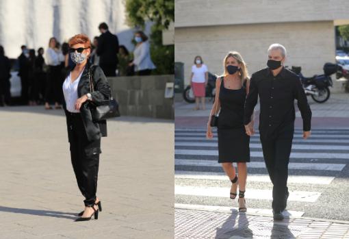 Terelu Campos y Ramón García acuden al funeral homenaje de Álex Lequio