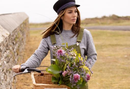 Blanca Suárez during her trip to Ouessant with the brand