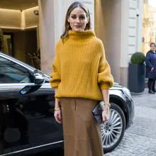 Olivia Palermo has a very suitable outfit for the day