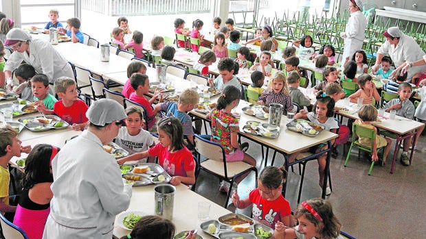 Comedor escolar del colegio Balmes de Valencia