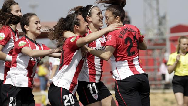Imagen de archivo del encuentro entre los equipos Sevilla FC Femenino y Athletic Club
