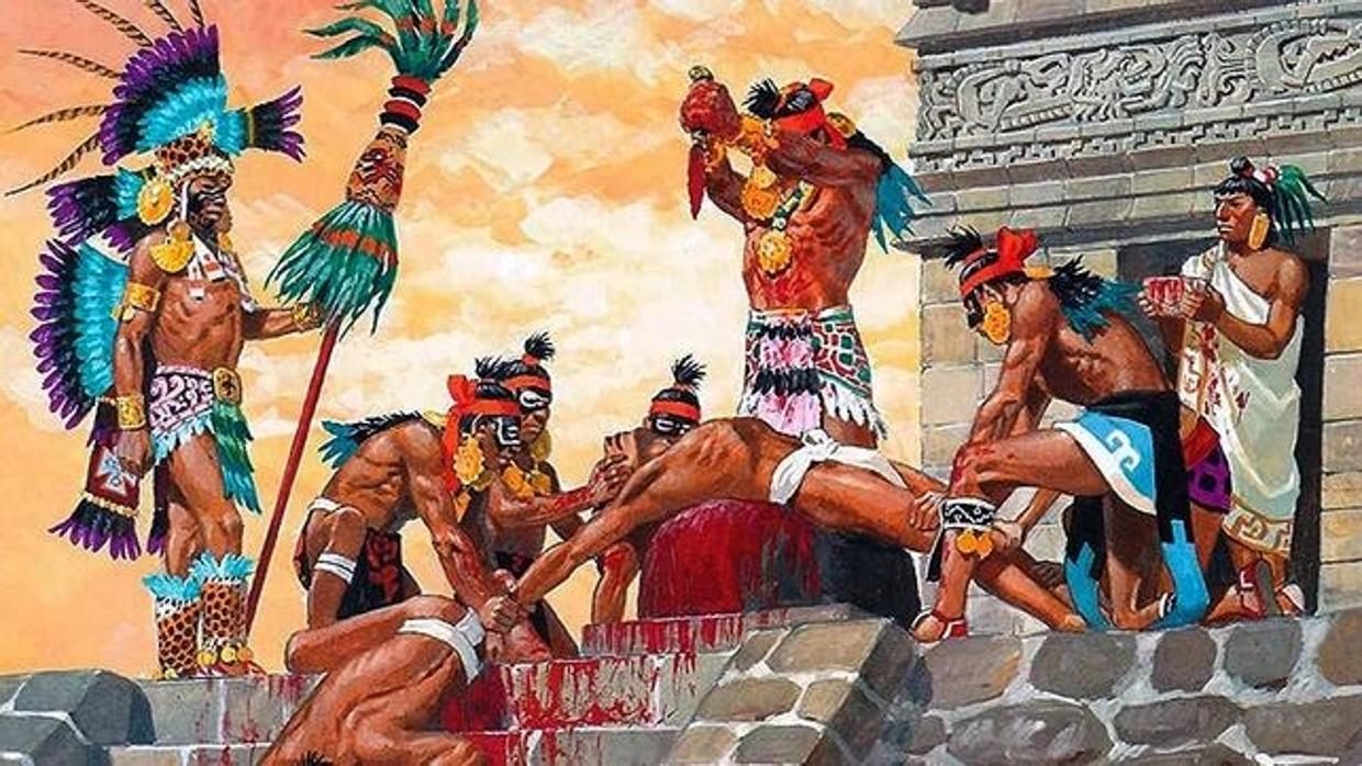 Resultado de imagen para sacrificios  aztecas