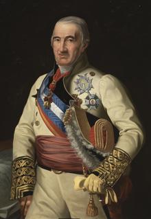 Retrato del general Castaños realizado por José María Galván y Candela