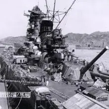 Imagen de la construcción del Yamato