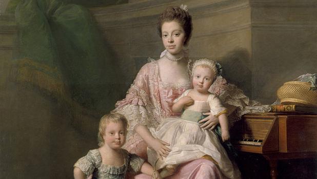 Carlota de Mecklemburgo-Strelitz, retrato realizado por Allan Ramsay.