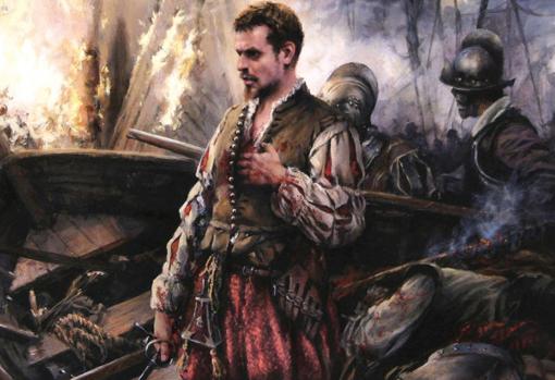 Cervantes at the Battle of Lepanto