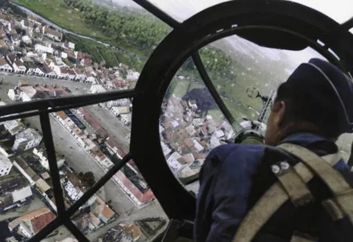 Invasion of Poland from a German plane.