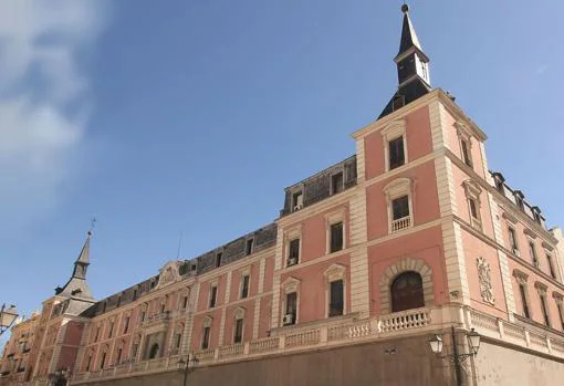 Exterior view of the Hall of Kingdoms of the former Buen Retiro Palace.