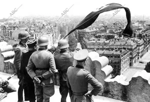 Entrada de las tropas alemanas en Paris