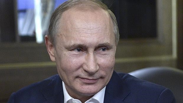 Vladimir Putin durante la entrevista con el diario alemán «Bild»