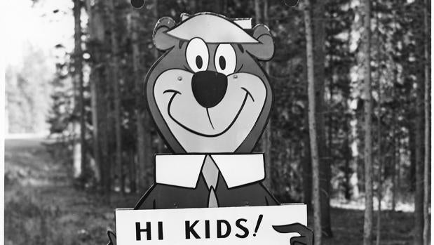 El Oso Yogui , el ilustre habitante de Jellystone (variante ficticia del parque nacional de Yellowstone)