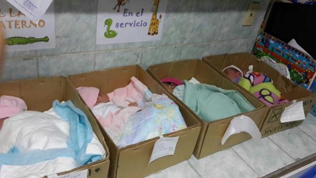 Recién nacidos, en cajas de cartón en vez de incubadoras, en Venezuela