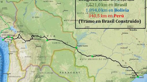El tren bioceánico Perú-Bolivia-Brasil, un reto en la era ...