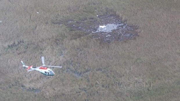 Imagen de la avioneta accidentada