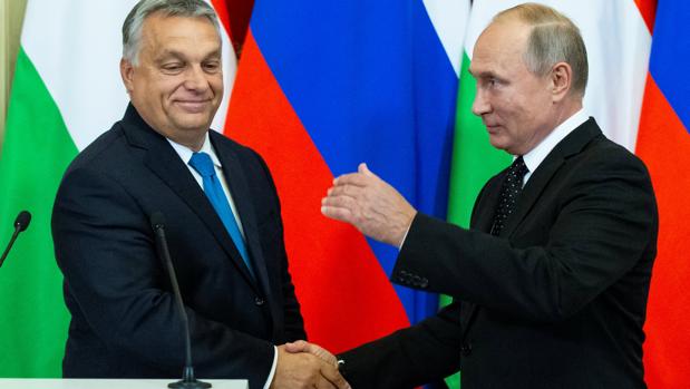 Resultat d'imatges de orbán putin